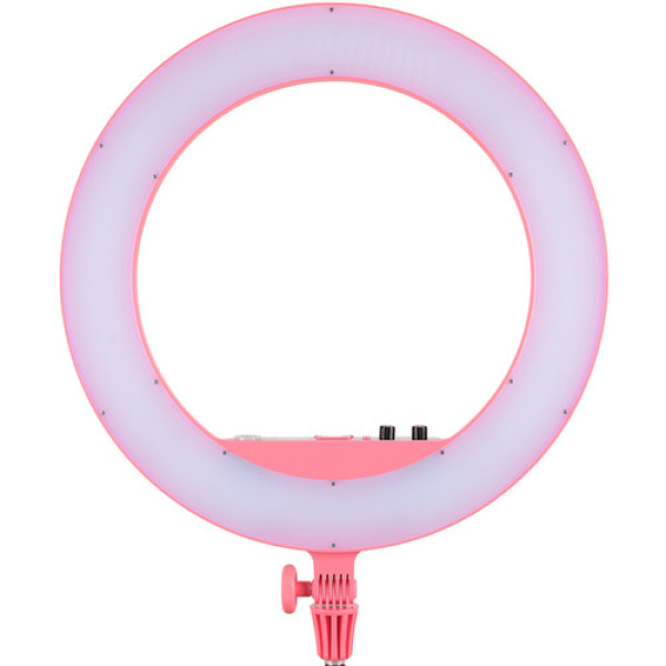 Кольцевой свет для макияжа (Светодиодная лампа) Godox LR160 Bi-Color Ringlight (Pink)